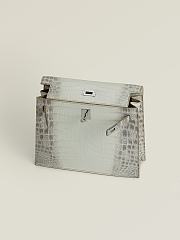 Hermes KD22-kelly dance  Silver lock 22*17*7CM - 2