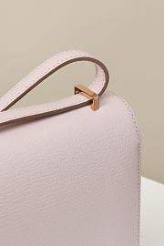 Hermes crossbody bag Pale pink gold lock 19*15*4CM - 2