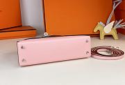 Hermes mini Kelly pink silver lock  bag - 3