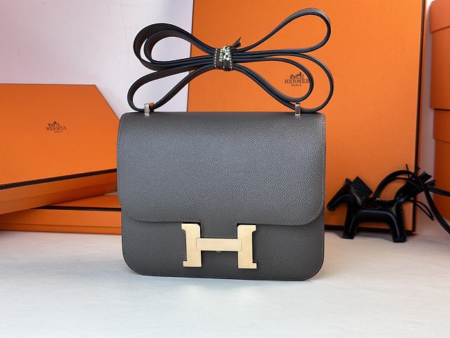 Hermes crossbody black gold lock bag - 1