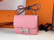 Hermes crossbody pink silver lock bag - 1