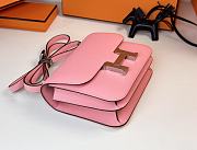 Hermes crossbody pink silver lock bag - 5