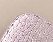 Hermes CJG19  light pink silver lock bag  19*15*4cm - 3