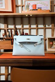 Hermes Swift  light bue bag - 1