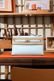 Hermes Swift  light bue bag - 2