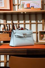 Hermes Swift  light bue bag - 3