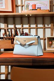 Hermes Swift  light bue bag - 4