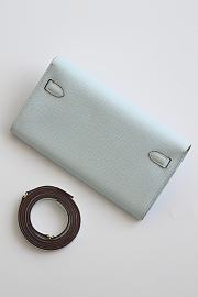 Hermes crossbody light blue  bag - 5