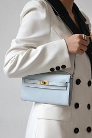 Hermes crossbody light blue  bag - 2