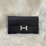 H ermes wallet black  - 1