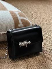 Hermes verrou mininata  black chain  bag - 2