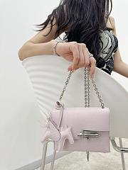 Hermes verrou mininata pink chain bag - 2