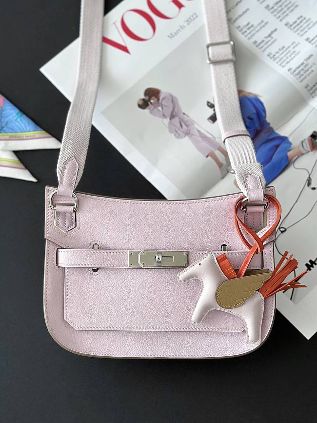 Hermes crossbody  light pink  bag - 1