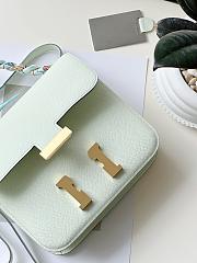 Hermes crossbody   lemon green gold lock bag - 3