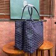 Goyard Isablle saint Louis daek blue  bag 34*27*23cm - 5