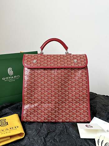 Goyard saint-leger red  bag  37*34*15cm