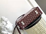 Goyard Grand Hôtel  Burgundy bag   17*7.7*24.5cm - 3