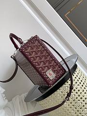 Goyard Grand Hôtel  Burgundy bag   17*7.7*24.5cm - 4