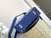 Goyard Grand Hôtel blue  dark bag  17*7.7*24.5cm - 5