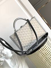 Goyard Grand Hôtel  silver white bag  17*7.7*24.5cm - 3