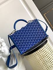 Goyard Grand Hôtel blue  dark bag  17*7.7*24.5cm - 1