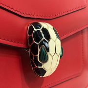 Bvlgari Serpenti Forever bag  red 22*13*6cm  - 4