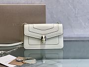 Bvlgari Serpenti Forever bag off-white  22*13*6cm - 1