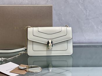 Bvlgari Serpenti Forever bag off-white  22*13*6cm