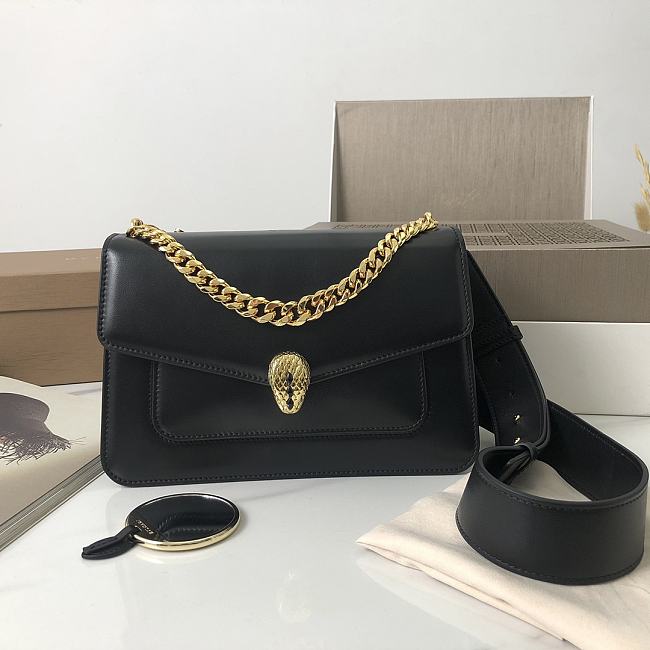 Bvgarl SerpentiForever black bag  18*15*8.5cm - 1