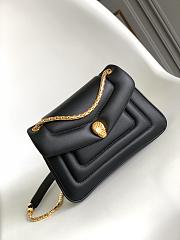 Bvlgari Serpenti Forever black  bag  22.5*15*7cm - 1