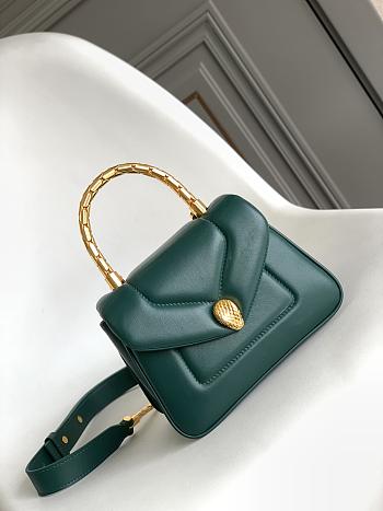 Bvlgari Serpenti Forever green  bag   20*14*10cm