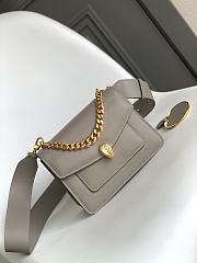 Bvlgari Serpenti East-West Maxi Chain Shoulder Bag In Grey - 20*14*8.5cm - 1