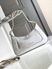 Bvlgari  Serpenti   Baia silver white bag  27.5*18*4.5cm - 2