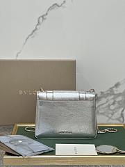 Bvlgari Serpenti Forever silver white bag  20*15*5cm - 3