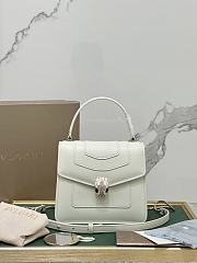 Bvlgari Serpenti Forever  white  bag 18*16*9cm  - 1