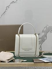 Bvlgari Serpenti Forever  white  bag 18*16*9cm  - 5