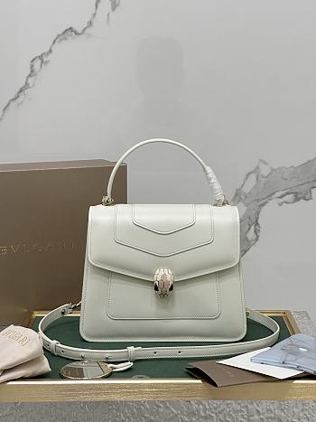 Bvlgari Serpenti Forever white bag   22.5*18.5*11cm