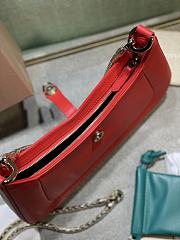 Bvlgari Serpenti Baia bag small shoulder bag in red  27.5*18*4.5cm - 4