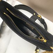 Bvlgari Serpenti Ellipse crossbody black bag   19.5*20*5cm - 2