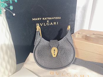 Bvlgari Serpenti Ellipse crossbody grey  bag 19.5*20*5cm