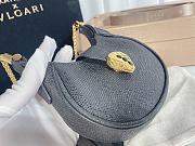 Bvlgari Serpenti Ellipse crossbody grey  bag 19.5*20*5cm - 5