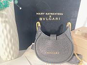 Bvlgari Serpenti Ellipse crossbody grey  bag 19.5*20*5cm - 3