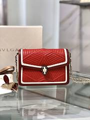 Bvlgari Serpenti Forever red  bag 17*11*5cm - 1