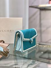 Bvlgari Serpenti Forever blue bag 17*11*5cm - 3