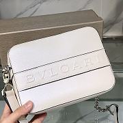 Bvlgari camera  white  bag  19*13*6cm - 2