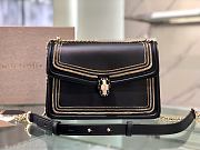 Bvlgari Serpenti Diamond Blast black  bag   24*16*6.5cm - 1