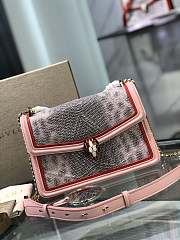 Bvlgari crossbody bag   pink   24*16*6.5cm - 4