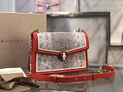 Bvlgari crossbody bag  red    24*16*6.5cm - 4