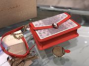 Bvlgari crossbody bag  red    24*16*6.5cm - 3