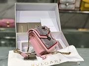 Bvlgari Serpenti Diamond Blast bag  pink  chain      17.5*11*5cm - 4